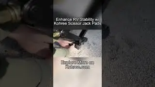 Enhance RV Stability w/ Kohree Scissor Jack Pads#jackpad #scissorjack #leveler #scissorjack