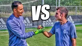 RETO IMPOSIBLE CON KEYLOR NAVAS - PENALTI IMPARABLE FOOTBALL CHALLENGE