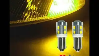 Per Accurate Inc BA9S Color Yellow Turn Signal Side Light