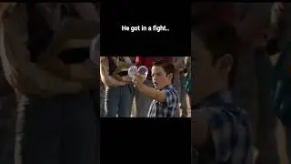 Sheldon got in a fight #movie #funny #youngsheldon #sheldoncooper #memes #clips #film #tbbt #tv