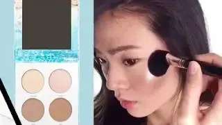 【 FreshO2｜金沙海灘3D打亮修容盤】專為亞洲膚色設計，打造臉部3D立體度！