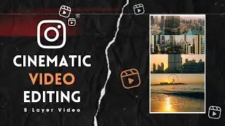 How to Make Cinematic 5 Layer Video Editing | Split screen effect tutorial | Piyush Kudal