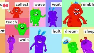 Spell and Read: Puzzle Game for Kids to Learn Reading and Spelling(Action Words 1)