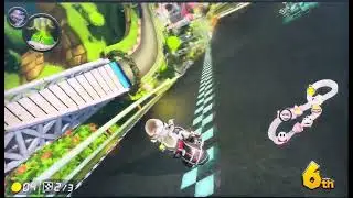 Mario races on Mario Kart 8 Deluxe on Switch | Kids Play Switch