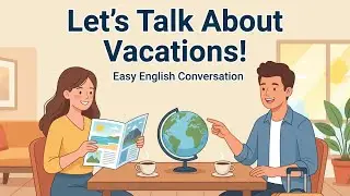 Let&rsquo;s Talk About Vacations | A1 English Listening for Beginners | Easy English Conversation Podcast