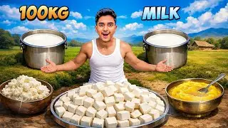 20 Litre Milk Organic Business | Paneer Khoya Ghee Profit | Village Dairy Hindi