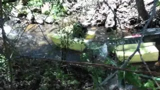2 inch dredge in water