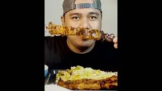 Big size Chicken and Pork barbecue Mukbang | Pinoy Eating Show
