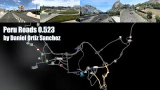 ETS2 Peru Roads Update 0.523 - Nice Stand-alone Map Mod
