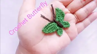 Crochet Butterfly 🦋🦋 tutorial/কুশিকাটার প্রজাপতি তৈরি