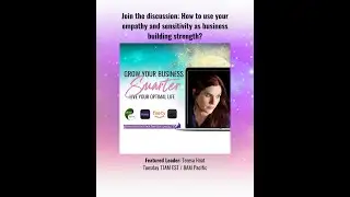 How to use your empathy and sensitivity as a business building strength? Special guest Teresa Hnat
