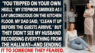 My Stepmom Made Me Slip in the Kitchen  But My Husband&rsquo;s Secret Recording Changed Everything
