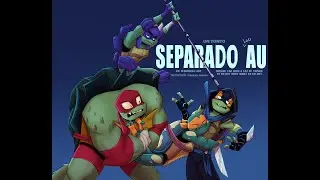 SEPARADO AU 🐢💙- Comic Rottmnt (parte 1) - Español