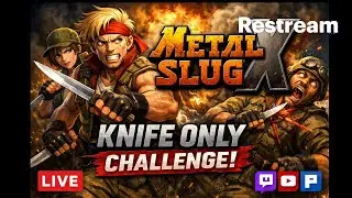 ​METAL SLUG X: ARCADE CLASSIC! 🔥 No Death knife only Run Attempt