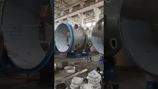 high-temperature and high-pressure dyeing machine factory manufacturing process zone#dyeingmachine