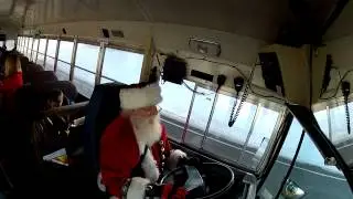 Bus Driving Santa