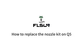 How to replace the nozzle kit on Q5