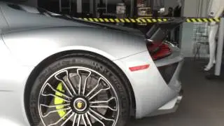 Porsche 918 Spyder at Porsche Dealership