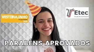 SAÍRAM AS LISTAS DE CLASSIFICAÇÃO DO VESTIBULINHO ETEC | SAÍRAM AS NOTAS DO VESTIBULINHO ETEC 2025!