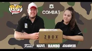 Распаковка ZBOX Mystery Box - август 2019 г. - Коробка для подписки для Великобритании - COMBAT - Funko Pop & More - ZAVVI
