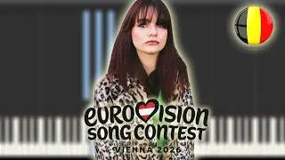 ESSYLA - Dancing on the Ice - Belgium 🇧🇪 - Eurovision 2026 | Piano Tutorial / Partitura / MIDI