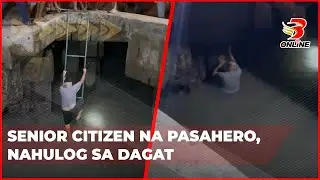 Senior Citizen na pasahero, nahulog sa dagat