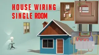 Single room Electrical wiring animation video.