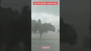 3 Storm hits Nashville, Tennessee today #storm #thunderstorm #nashville #nashvilletn #nashvilletenne