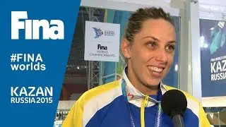 Jennie Johansson: winner of Women's 50m Breaststroke in Kazan (RUS)