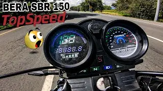 Bera SBR 150 Top speed (Velocidad Máxima) Vale la pena? 🏍🚀