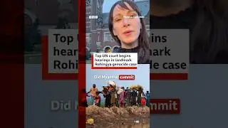 Landmark Rohingya genocide case against Myanmar heard at top UN court. #Myanmar #TheGambia #BBCNews