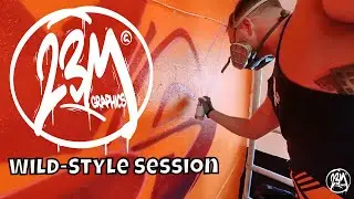 Wild-style Graffiti Painted in a Gym l 23M Graphics | 2021
