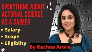 Actuarial Science Careers India | By Rachna Arora | The Job Byte