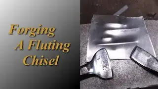 Armour tools: Hand forging a fluting chisel