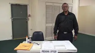 Responsibilities of the Presiding Officer - Elections & Boundaries Commission