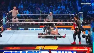 Drew McIntyre y Sheamus Vs Los Usos Ventaja en WarGames Parte 2 - WWE SmackDown 25 de Noviembre 2022