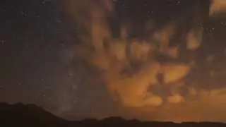 The Milky Way over Lourtier