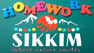 Holiday Homework on Sikkim- Travel Guide, Sikkim folk tale, graph of population, tribal face mask-