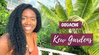 Painting Kew Gardens | Gouache Tips & Panoramic gouache painting in accordion sketchbook