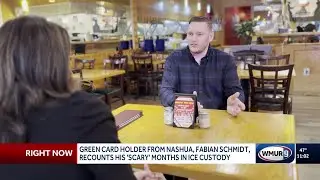 Green card holder from Nashua, Fabian Schmidt, recounts his 'scary' months in ice custody