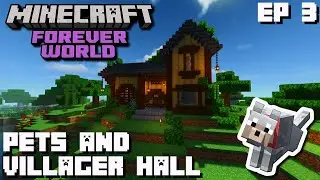 We Built an EPIC Villager Trading Hall in Duo Forever World 🔥