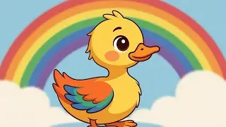 Colorful Duck Song | Fun Kids Music Cartoon Rhyme