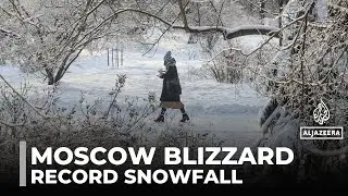 Moscow record snowfall: Snowplows work overtime to clear capital's streets