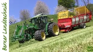 rISE oF tHE mACHINE | Pöttinger Euroboss am Hang | John Deere | Grasssilage