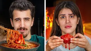 تندترین غذاهای دنیارو خوردیم البته با یه شرط …