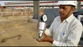 Soil moisture test.