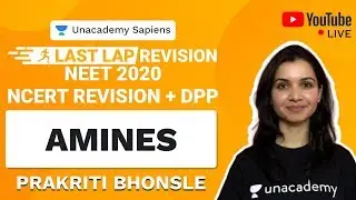 Last Lap NCERT Revision and DPP | Amines | NEET 2020 | Chemistry