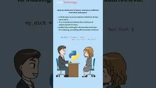 Словари на Python | Вопросы для собеседования по Python | #python #интервью #словари
