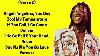 Burna Boy &ndash; On The Low Lyrics video