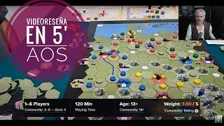 Videoreseña en 5' - Age of Steam (Martin Wallace) ᴴᴰ